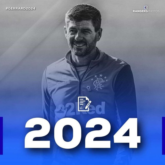 Gerrard Akan Berada Di Rangers Hingga Musim 2024 ?
