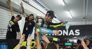 Rossi Menikmati Perayaan Perpisahan di Valencia